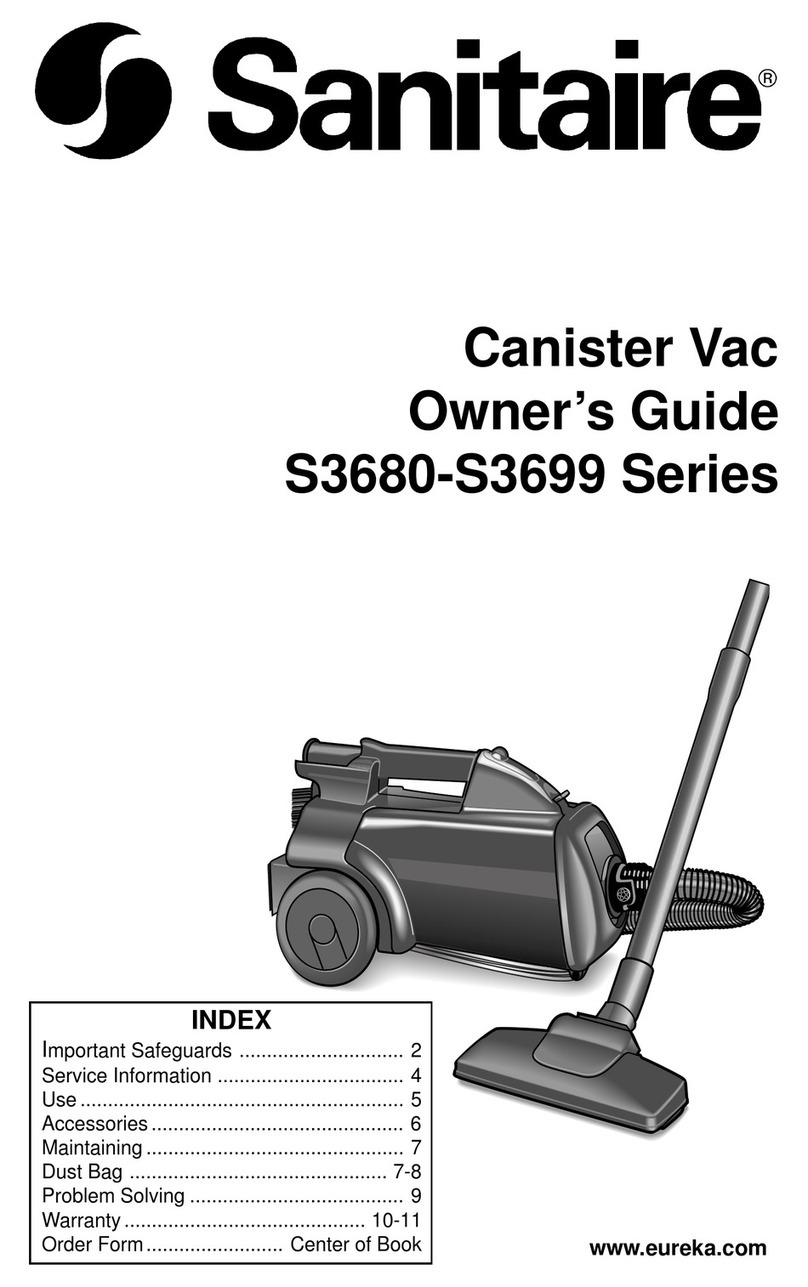 Sanitaire S3699 Series User manual