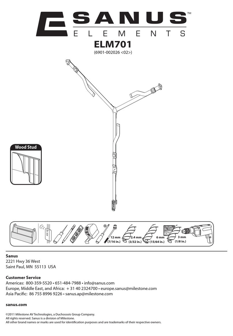 Sanus ELM701 user manual