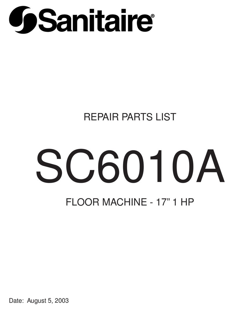 Sanitaire SC6010A Manual