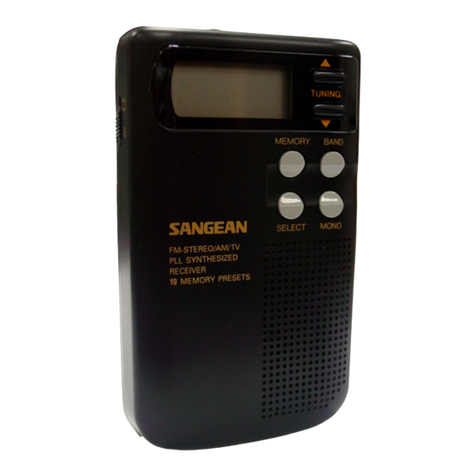 Sangean DT-200V owner's manual