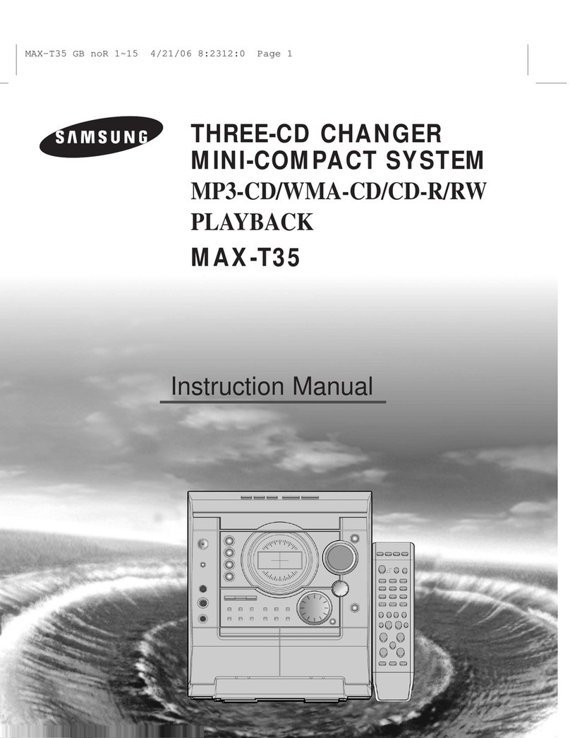 Samsung MAX-T35 User manual
