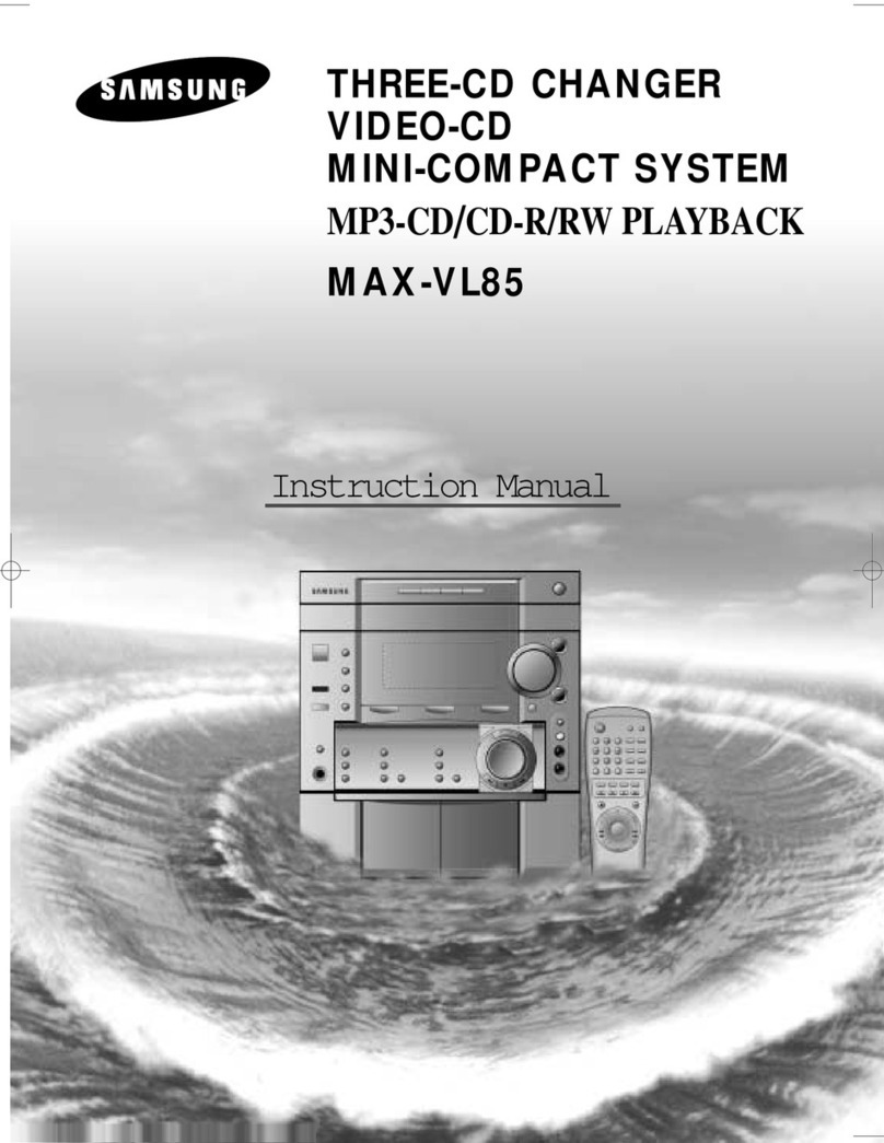 Samsung MAX-VL85 instruction manual