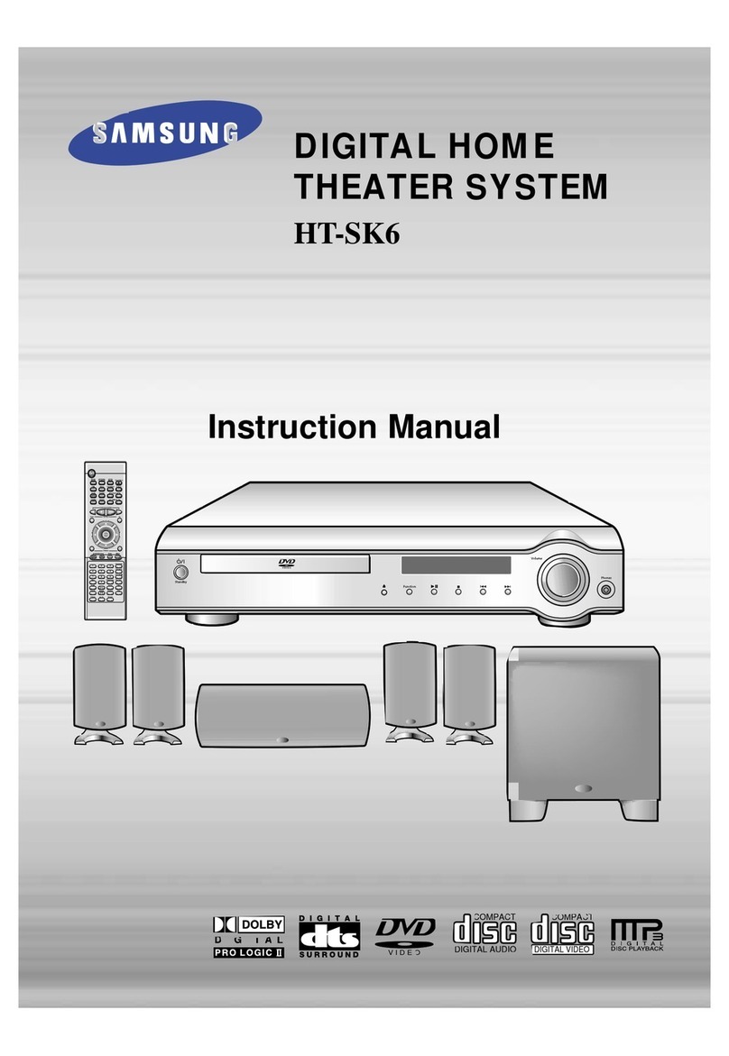 Samsung HT-SK6 instruction manual