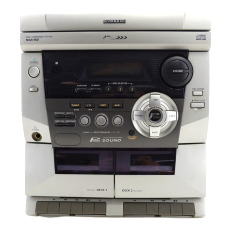 Samsung MAX-900 instruction manual