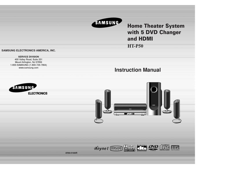 Samsung HT-P50 instruction manual