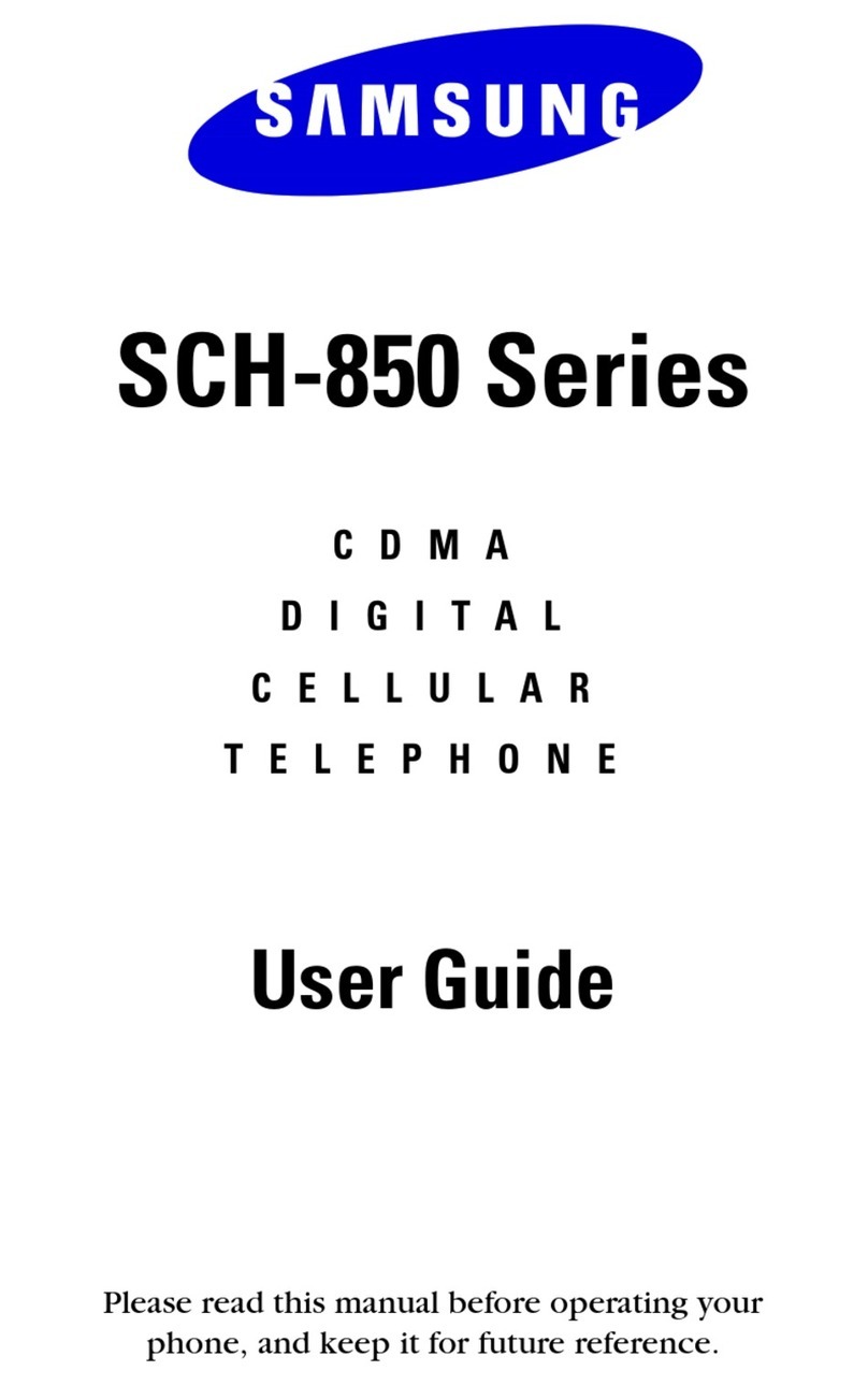 Samsung SCH-850 Series User manual