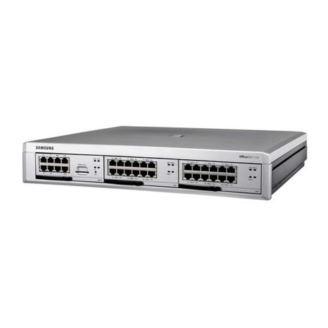 Samsung OfficeServ 7000 Series System administration guide