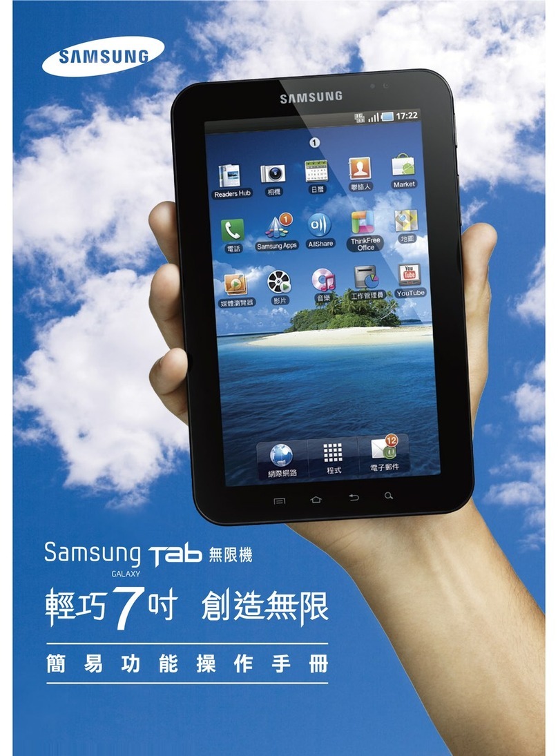 Samsung Tablet User manual