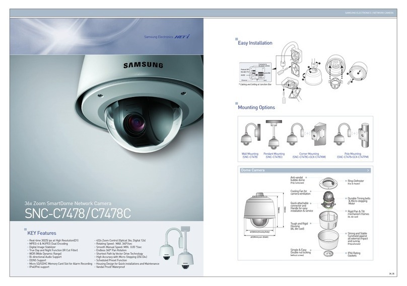 Samsung SNC-C7478 Specifications