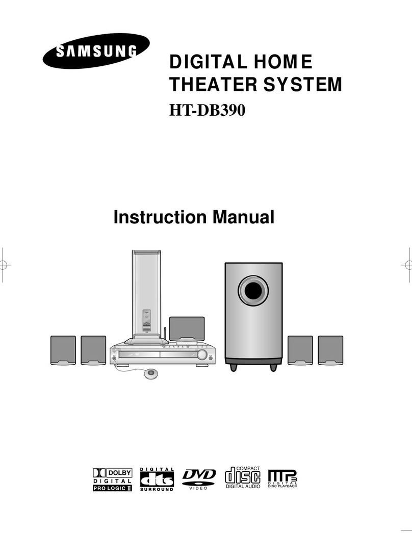 Samsung HT-DB390 User manual