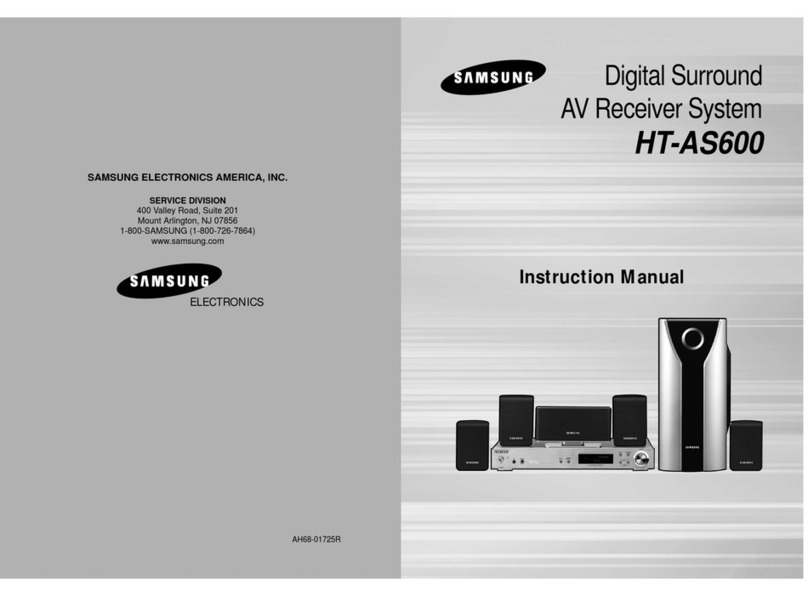 Samsung HT-AS600 User manual
