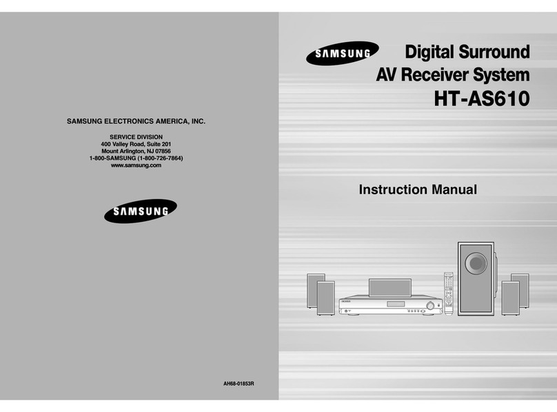 Samsung HT-AS610 User manual