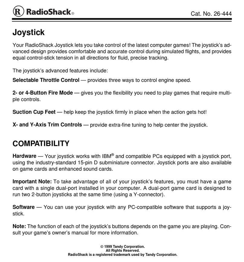 Radio Shack 26-444 User manual