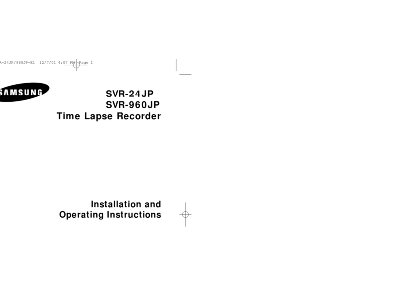Samsung SVR-24JP User manual
