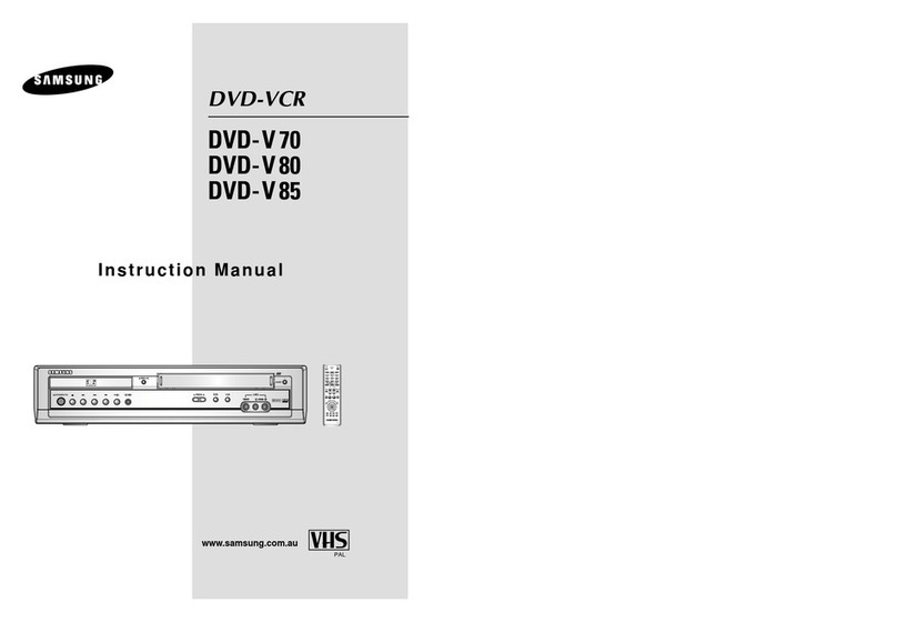 Samsung DVD-V 70 instruction manual