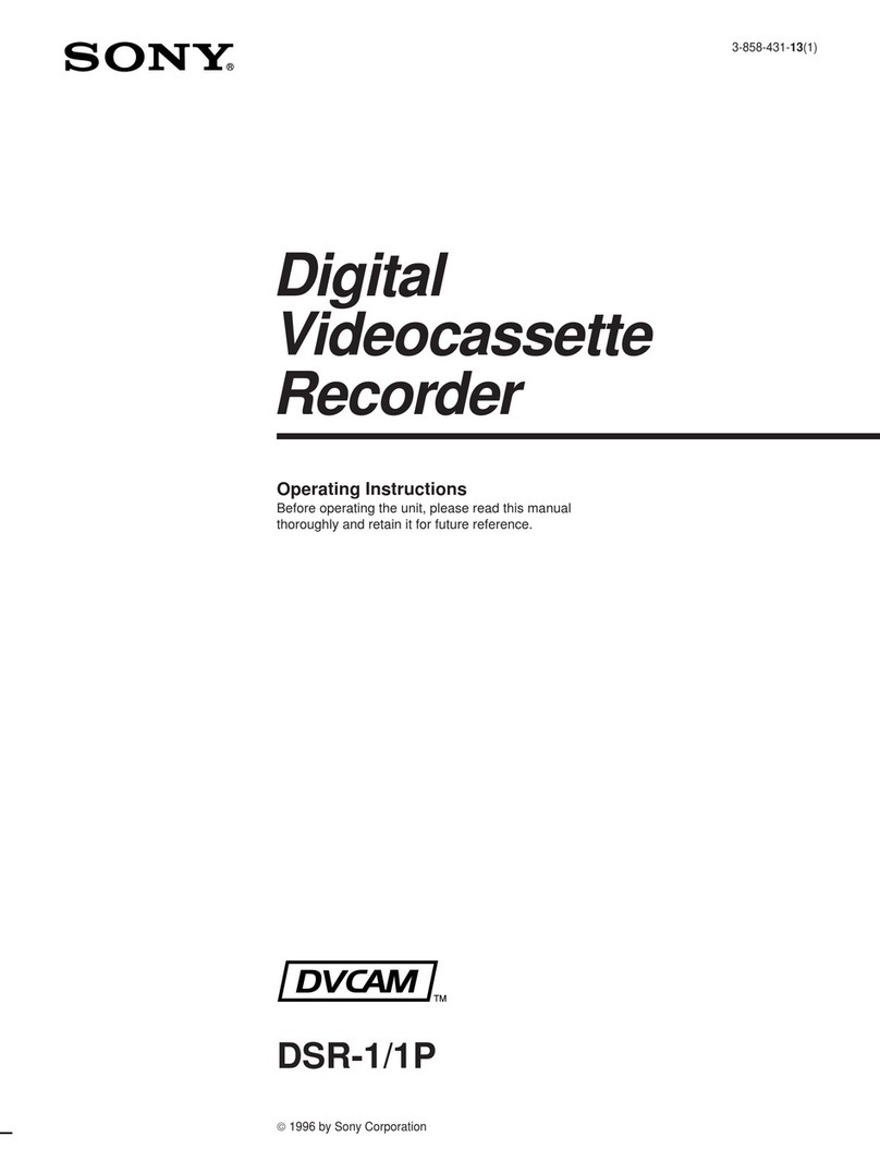 Sony DSR-1/1P User manual