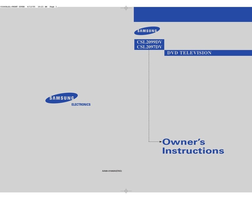 Samsung CSL 2097DV Owner's instructions