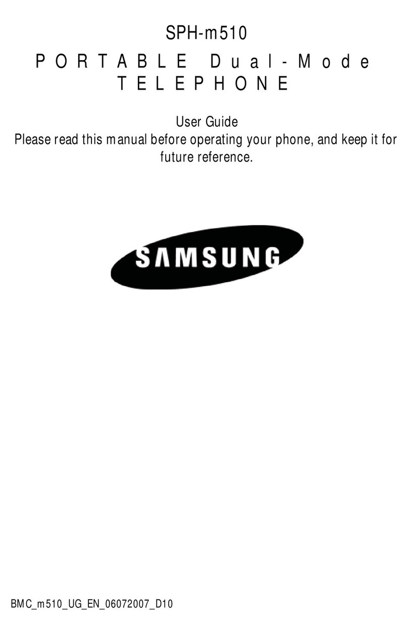 Samsung SPH-m50 User manual