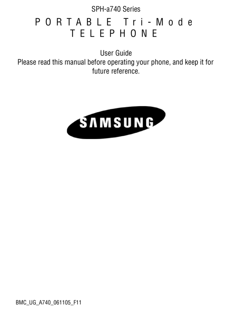 Samsung SPH-a740 Series User manual