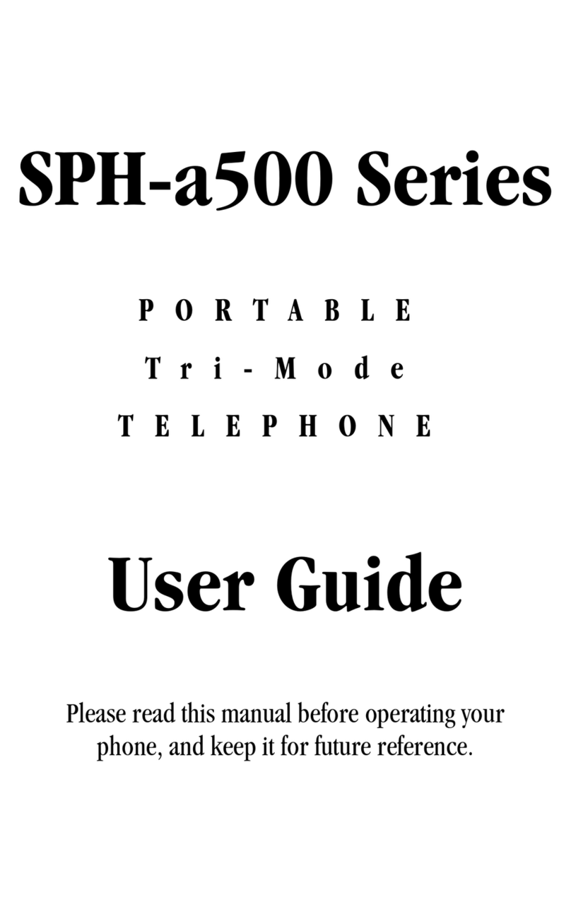Samsung SPH-a500 Series User manual