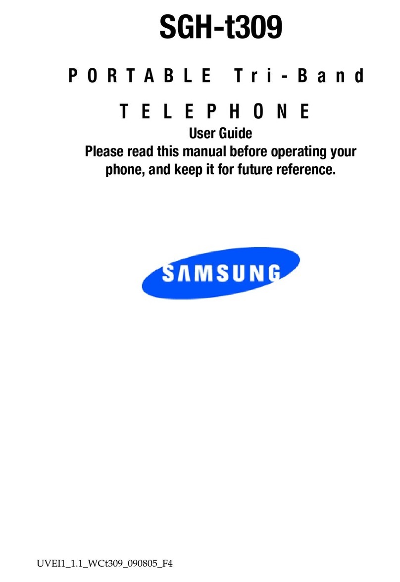 Samsung SGH-t309 User manual