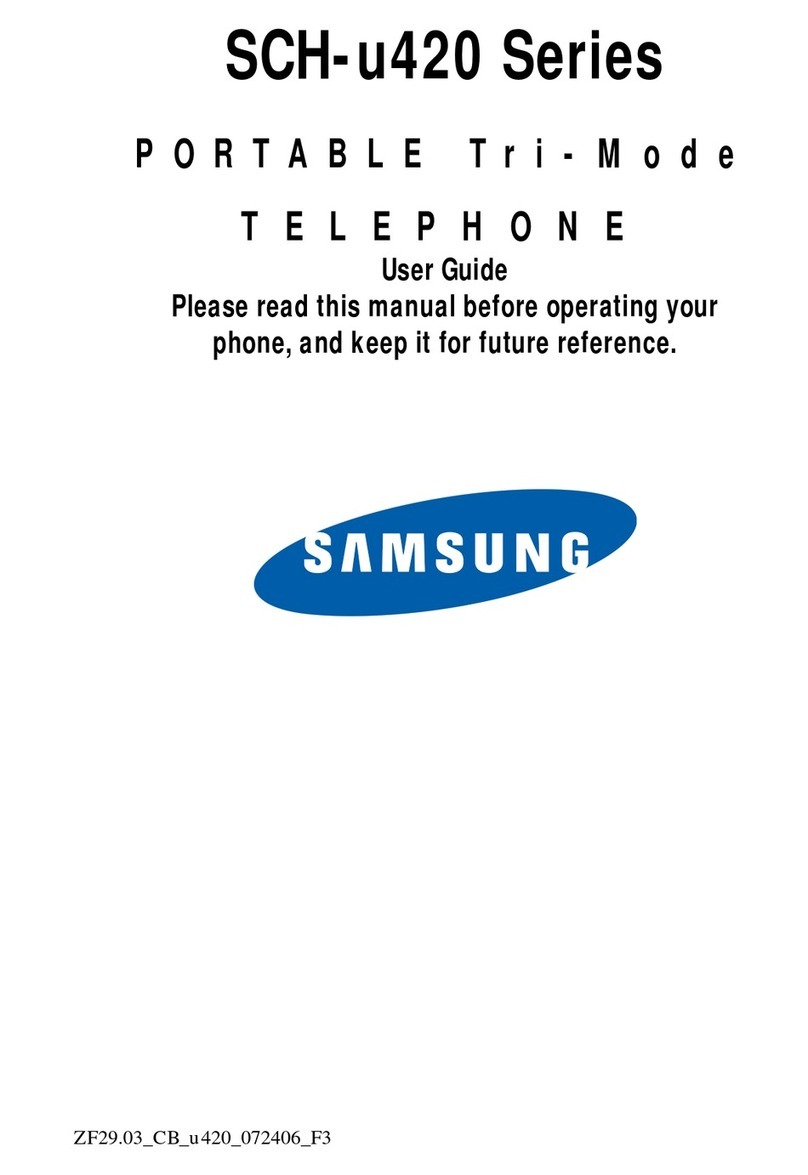 Samsung SCH-u420 Series User manual
