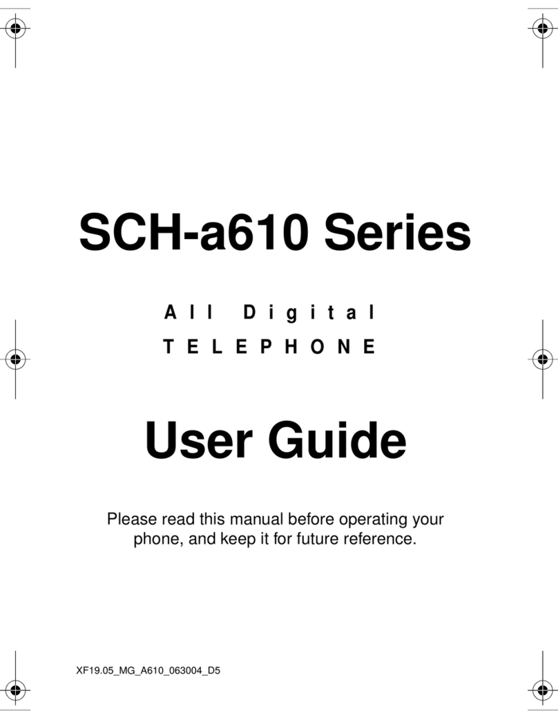 Samsung SCH-a610 Series User manual
