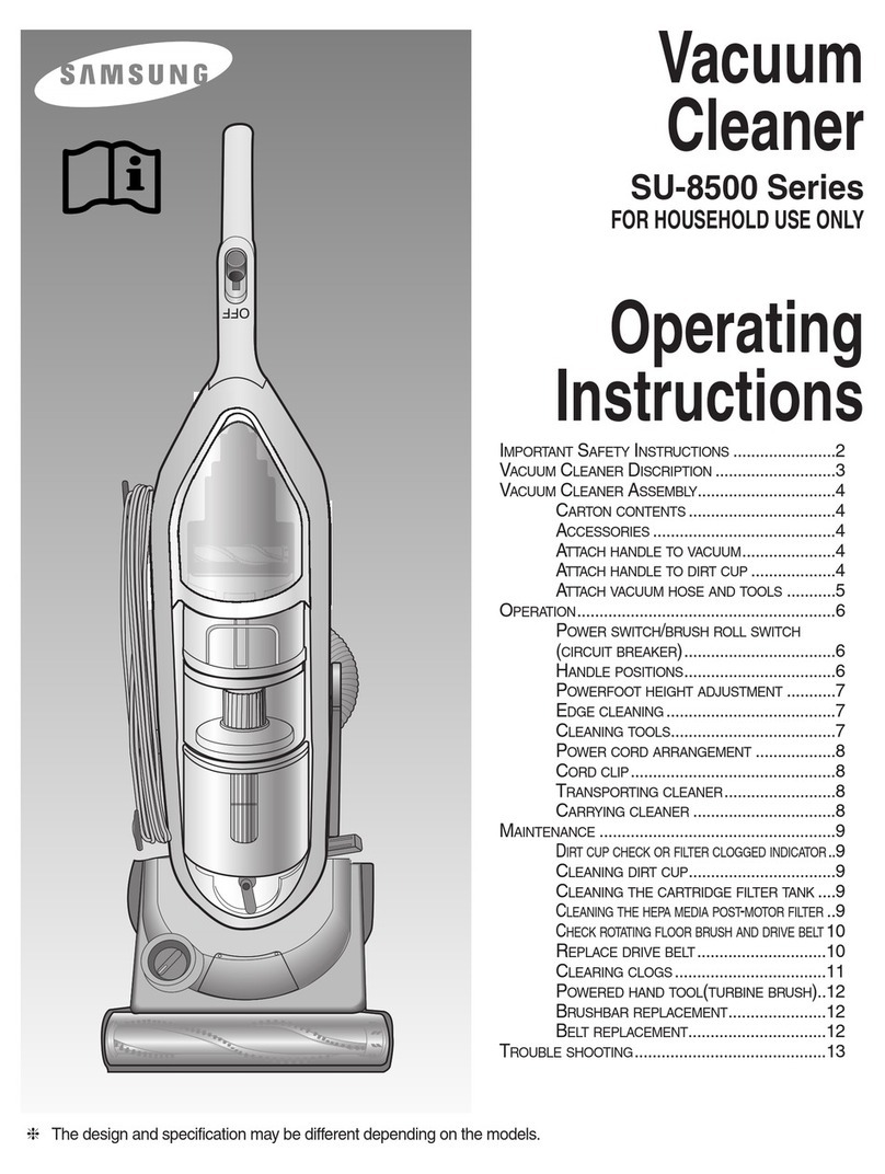 Samsung SU-8500 Series operating instructions