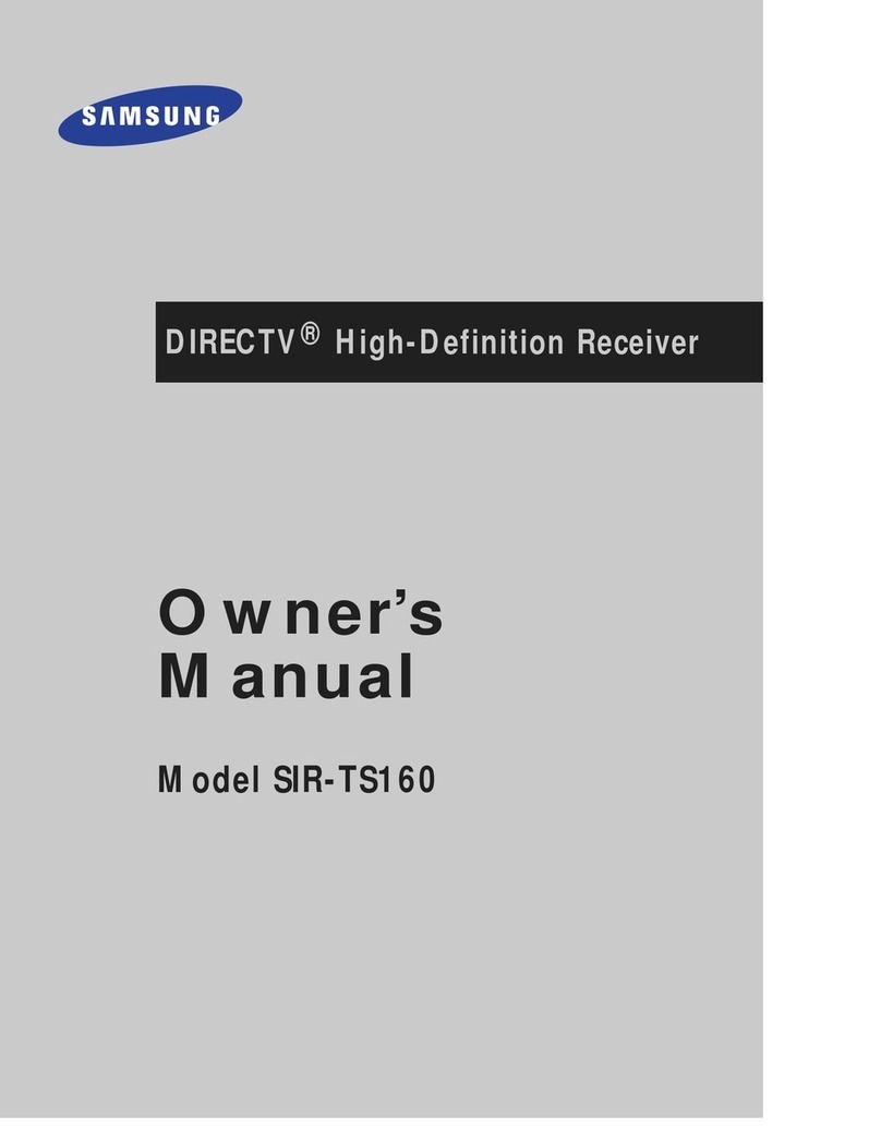 Samsung SIR-TS160 owner's manual