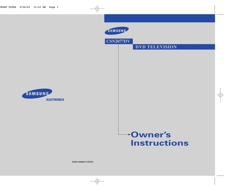 Samsung CSN2077DV Owner's instructions