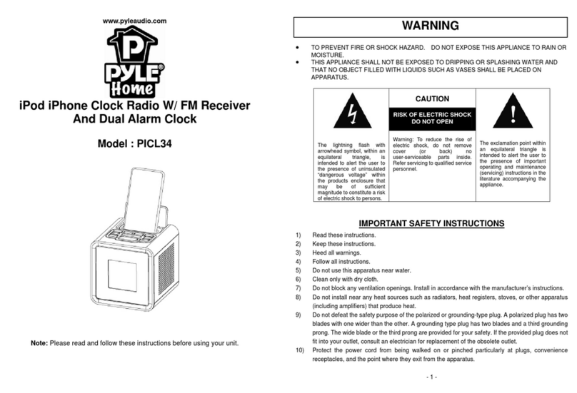 Pyle PICL34 manual