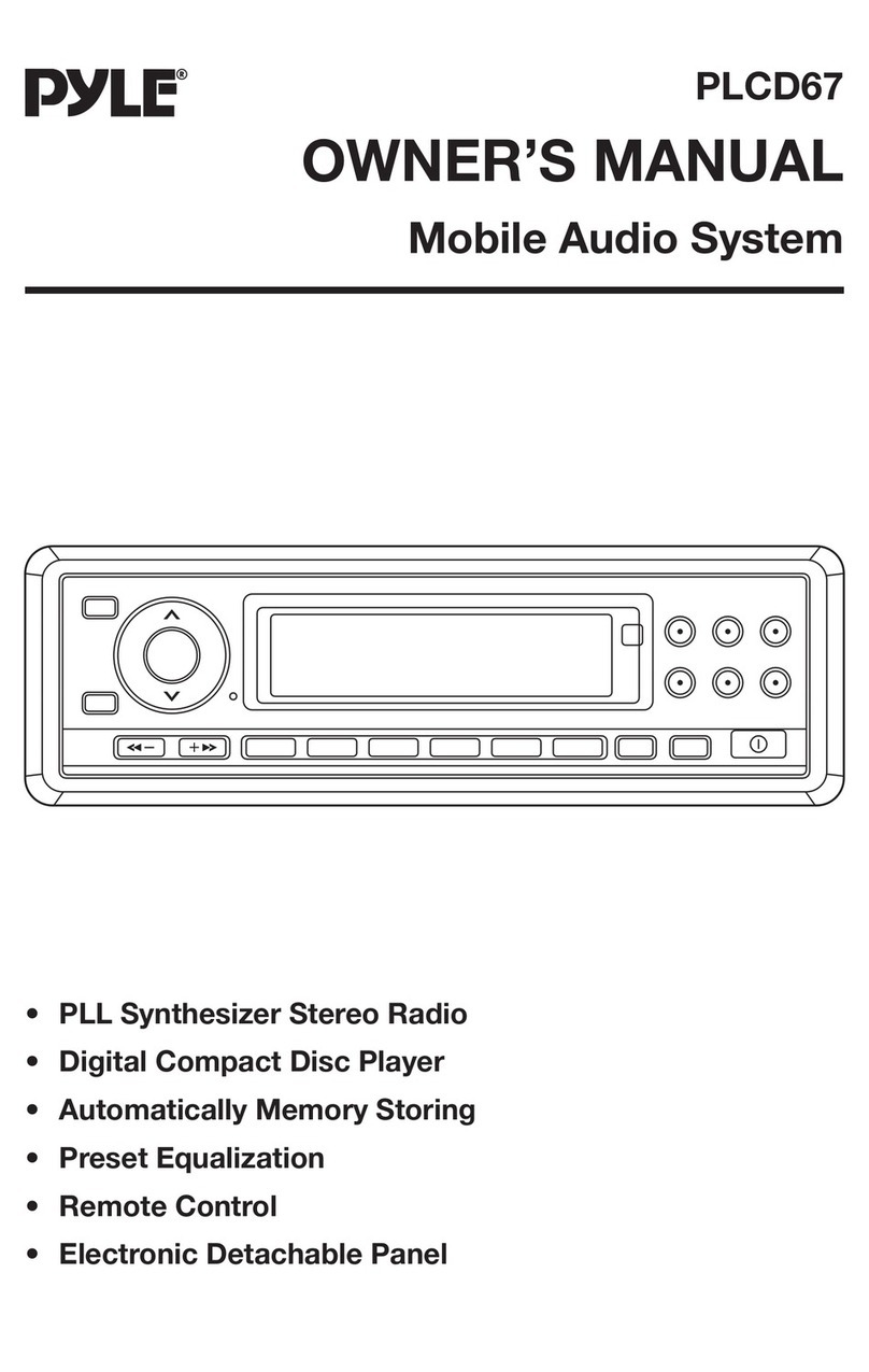 Pyle PLCD67 owner's manual