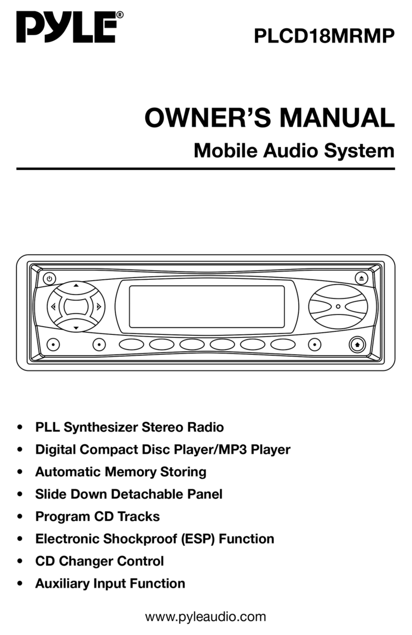 PYLE Audio PLCD18MRMP owner's manual