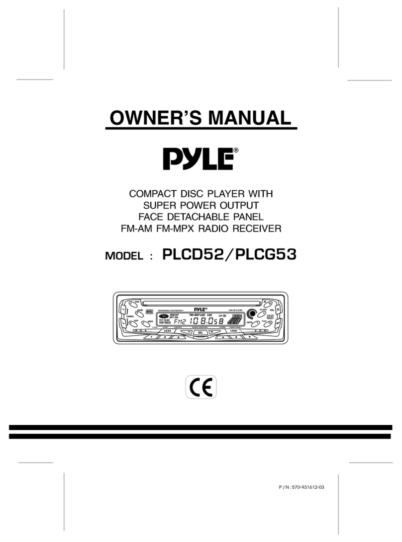 Pyle PLCD52 User manual