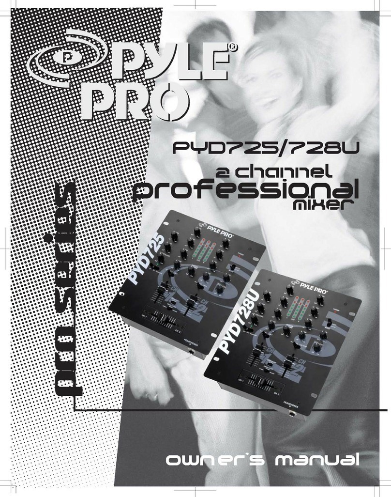 Pyle PYD725 User manual
