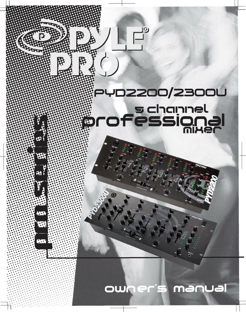 Pyle Pro Series owner's manual