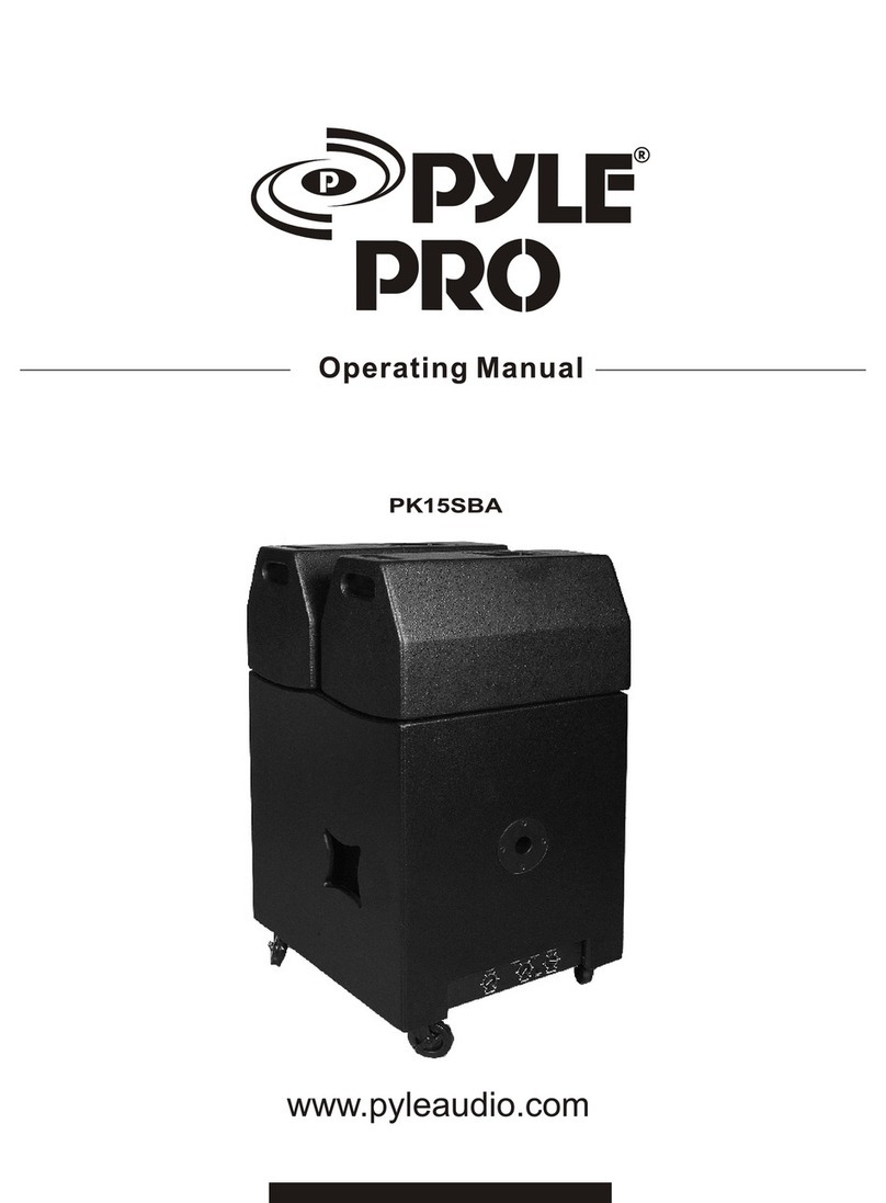Pyle PK15SBA User manual