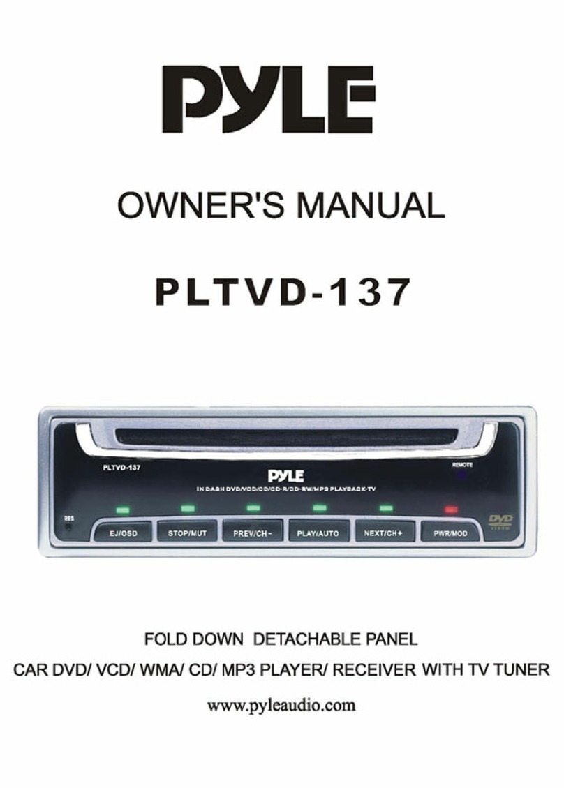 PYLE Audio PLTVD-137 User manual