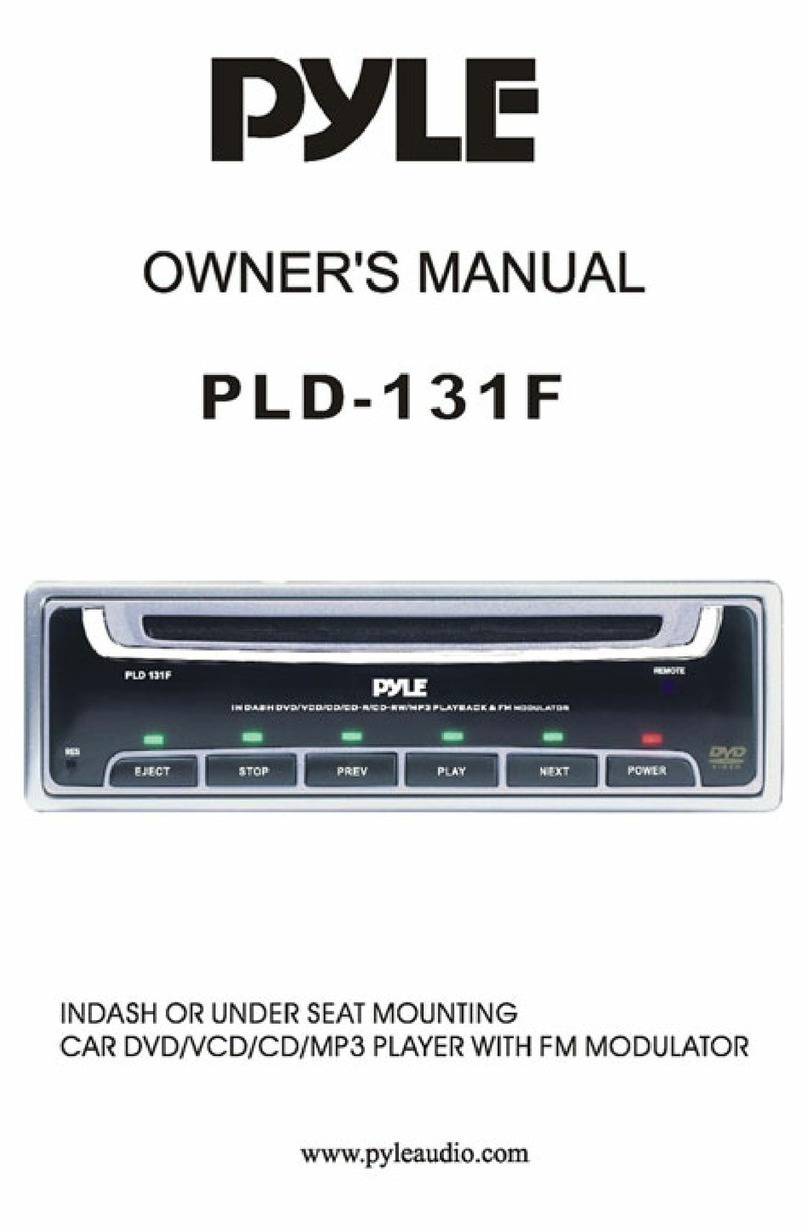 Pyle PLD-131F User manual