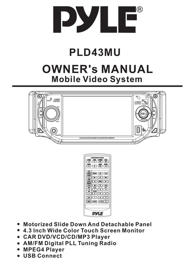 Pyle PLD43MU owner's manual