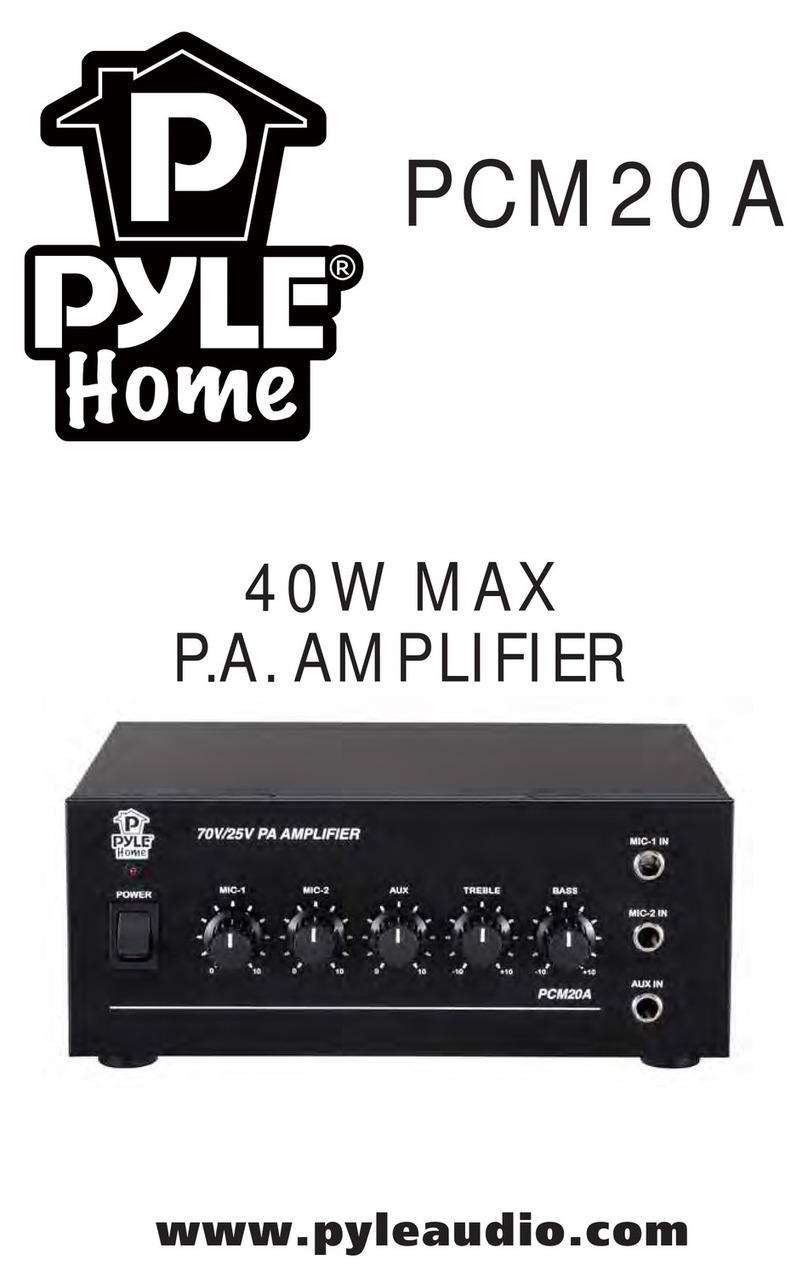 Pyle PCM20A user manual