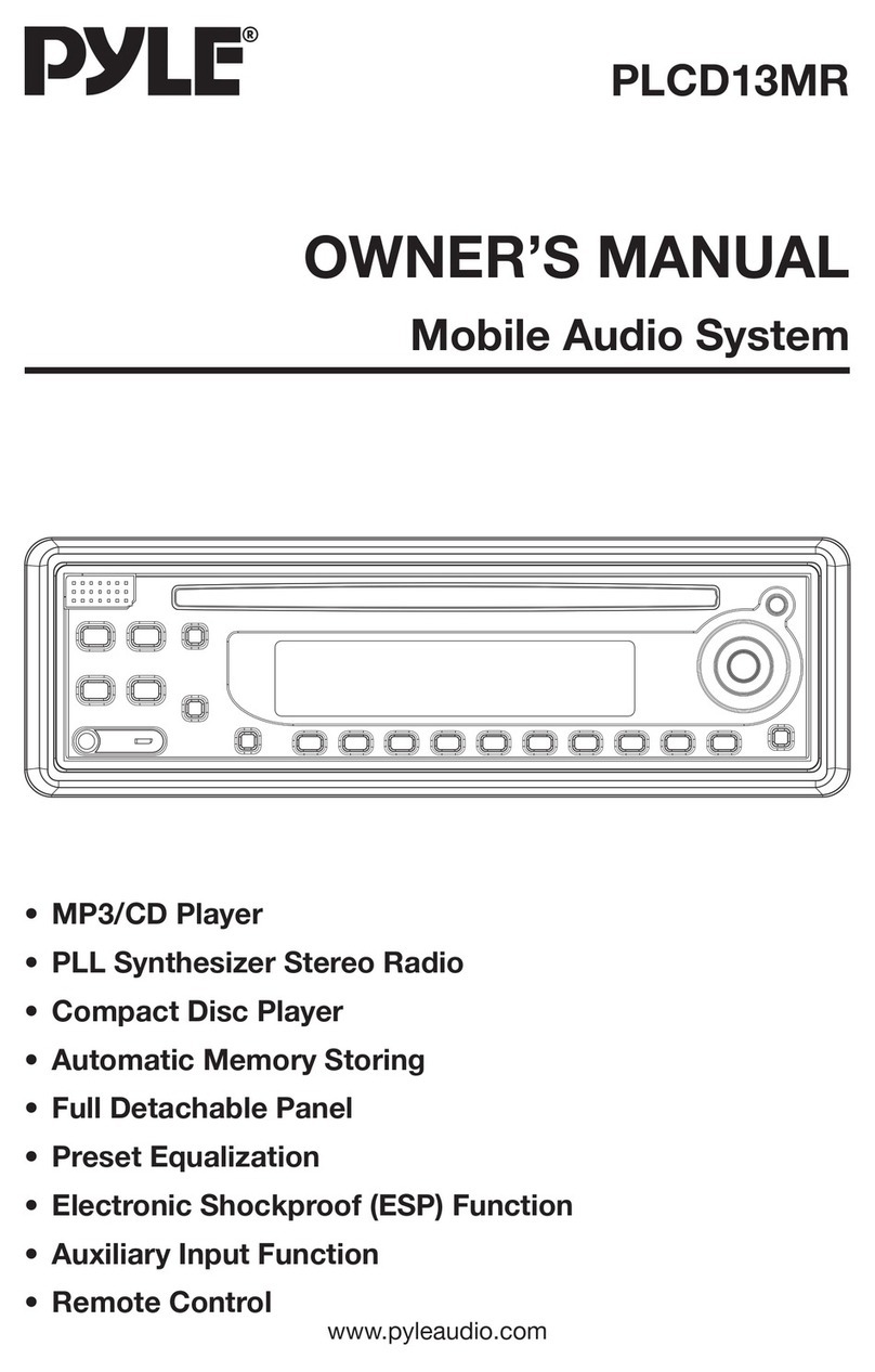 Pyle PYLE Hydra Series PLCD13MR User manual
