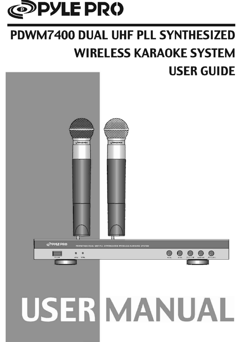 Pyle Pro PDWM7400 user guide