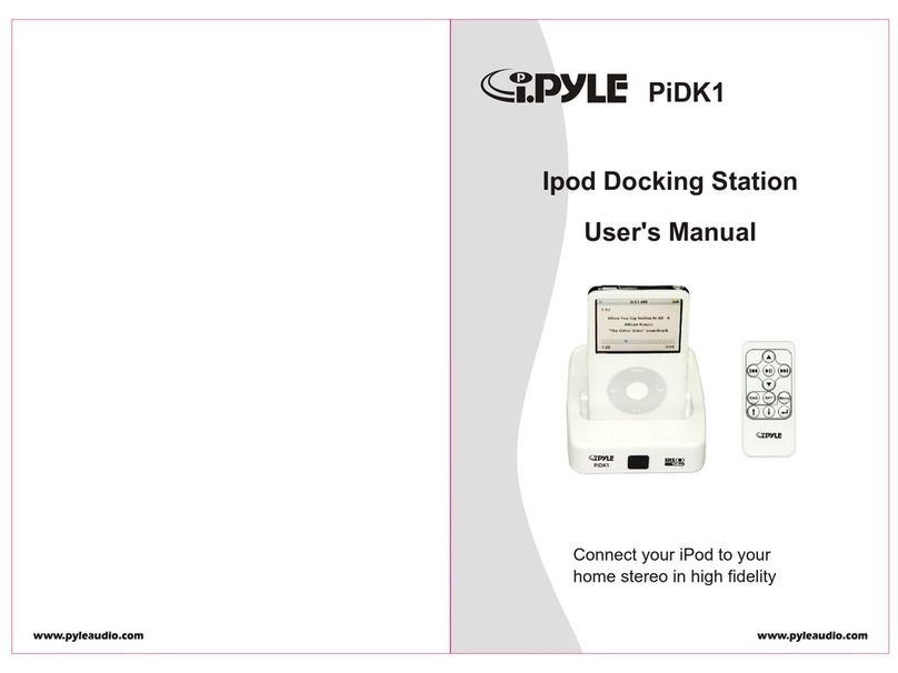 Pyle Ipod Docking Station PiDK1 user manual Pyle Ipod Docking Station PiDK1 user manual