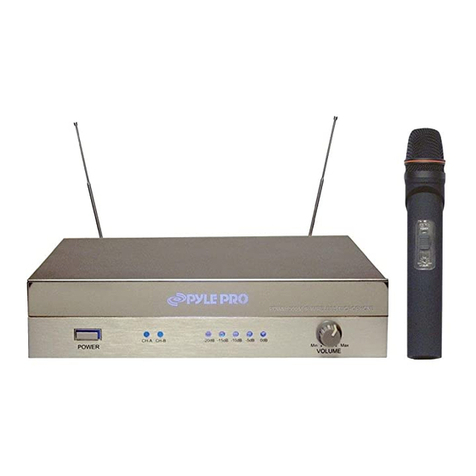 Pyle Pro PDWM1500 User manual Pyle Pro PDWM1500 User manual