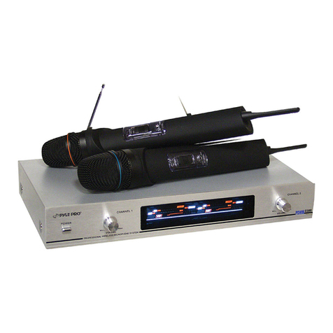 Pyle Pro PDWM2300 User manual