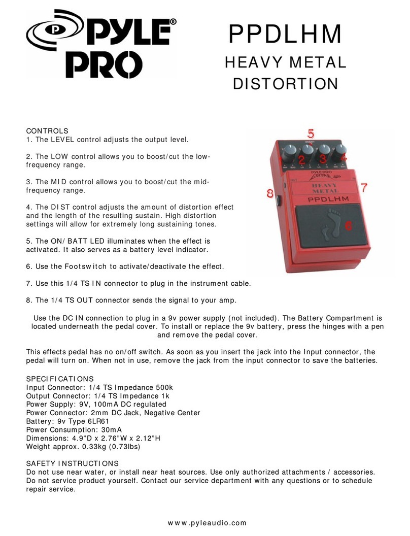 Pyle Pro PPDLHM User manual