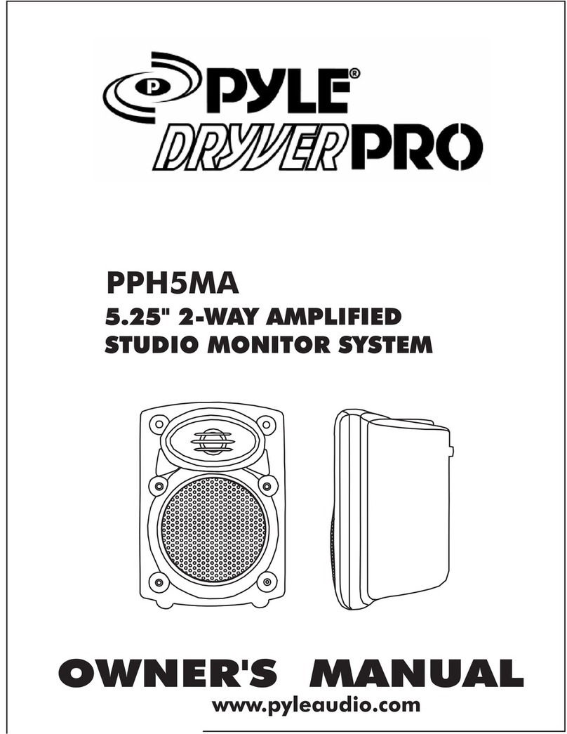 Pyle Pro PPH5MA User manual