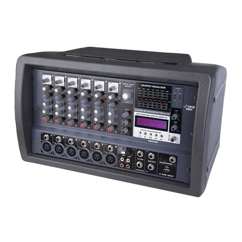 Pyle Pro PMX408M User manual