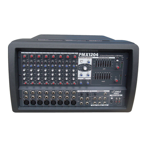 Pyle Pro PMX1204 owner's manual